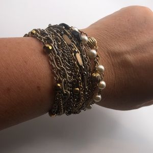 VTG Multi strand Bracelet Antique